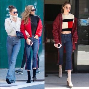 Mother Insider Crop Step Fray Jeans in Speed Racer 27